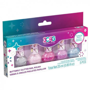 Set lakova za nokte butterfly 5 pk 