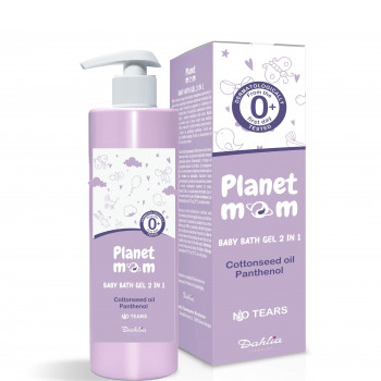 Planet mom Gel za kupanje 2 in 1 400ml 