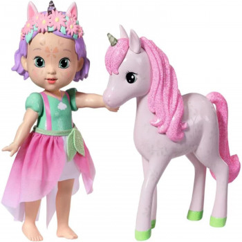 Baby born storybook ivy and unicorn 18cm 