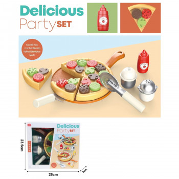 HK Mini igračka ukusni i zabavni  pizza set 