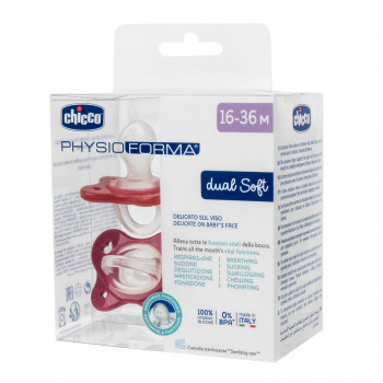 Chicco laža Dual Soft  pink 16-36m 2kom 