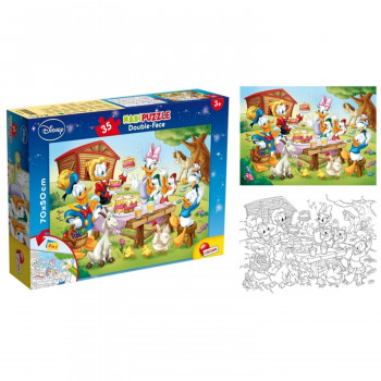 Slagalica 35pcs maxi paja patak 2u1 slozi i oboji 