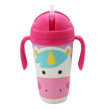 Baby Chef flašica sa slamčicom jednorog 350ml 