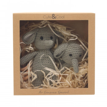 Cute&Cool poklon set za bebe slon 3 kom 