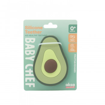 Baby Chef silikonska glodalica, avokado 