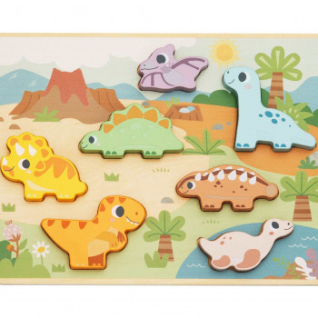 Cute&Cool drvena igračka umetaljka dinosaurus 