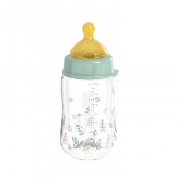 Nip Green PP flašica zelena 260ml 0m+,M protok 