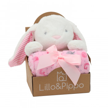 Lillo&Pippo ćebe sa igračkom zeka 