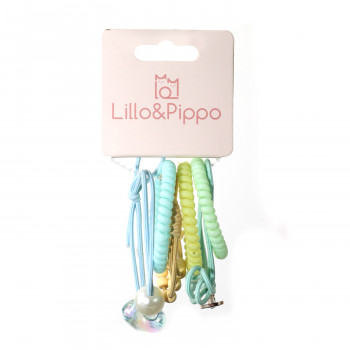 Lillo&Pippo gumice za kosu 6/1 mix 