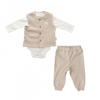 Lillo&Pippo set (bodi dr,pantalone,prsluk), dečaci 
