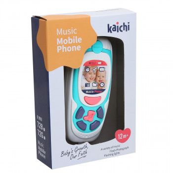Hk Mini igračka muzički mobilni telefon, plavi 