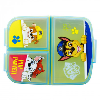 Stor kutija za obrok više pregrada Paw Patrol 