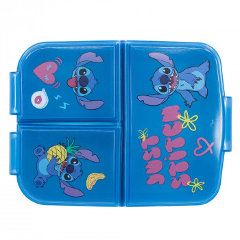 Stor kutija za obrok više pregrada Stitch 