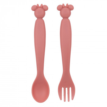 Stor plastični pribor za jelo  2/1 Minnie Mouse 