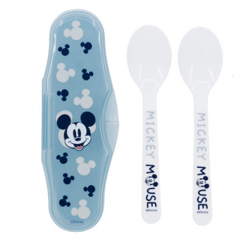 Stor plastična kašičica sa kutijom 2/1Mickey Mouse 