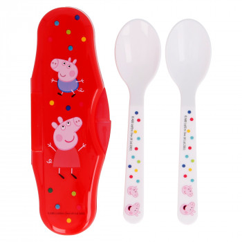 Stor plastična kašičica sa kutijom 2/1 Peppa Pig 