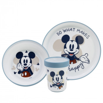 Stor neklizajući set za hranjenje 3/1,Mickey Mouse 