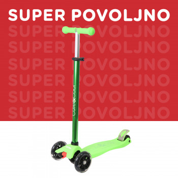 Cute&Cool trotinet Prime Lights green 