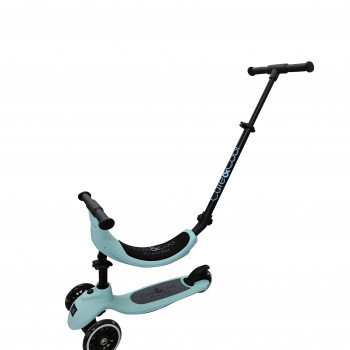 Cute&cool Mini Deluxe Scooter 4 in 1, Turquoise 