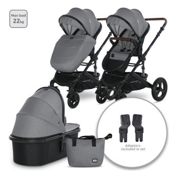 Lorelli kolica 2u1 Boston dolphin grey 