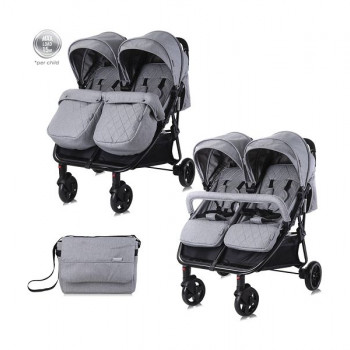 Lorelli kolica za blizance Duo cool grey 