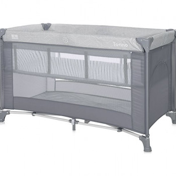 Lorelli prenosivi krevetac Torino 2 nivoa grey 