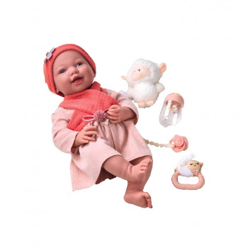Cute&Cool lutka beba sa igračkom narandžasta, 40cm 