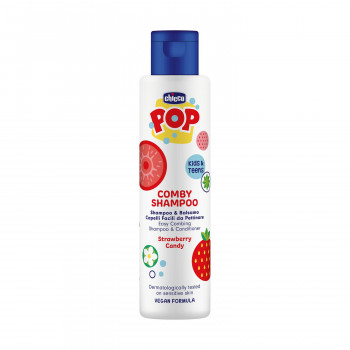 Chicco POP jagoda 2u1 šamp&regenerator 250ml 