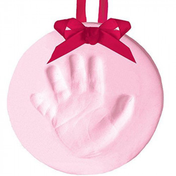 Pearhead otisak za stopalo ili ruku  u glini,roze 