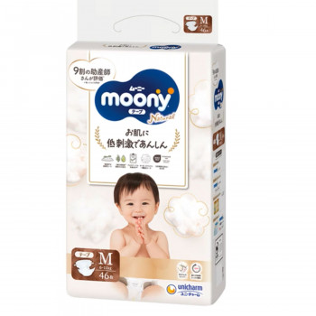 Moony natural pelene M 6-11kg, 46kom 