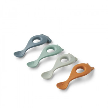 Liewood Liva set za hranjenje 4pcs,blue multi mix 