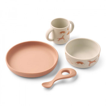 Liewood silik set za hr 4 pcs Vivi,Dream / Ecru 