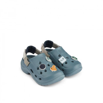 Liewood sandale Milas, Whale blue mix 