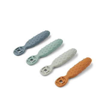 Liewood set za ručanje Caelia,Whale blue multi mix 