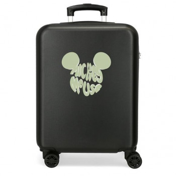 ABS Kofer 55cm sa 4 dupla točkića mickey crni 