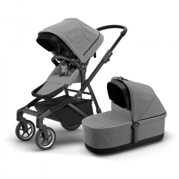 Thule duo sistem Sleek , Grey melange on Black 