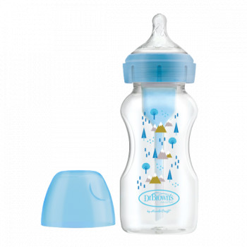 Dr.Browns plastična option+ flašica 270ml plava 