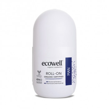 Ecowell organski roll-on dezodorans za muškarce 