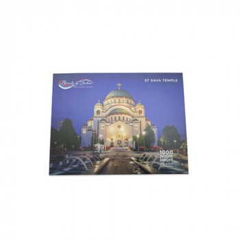 Beauty of Serbia Puzzle -Hram Svetog Save 1000 pcs 