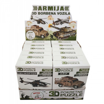 3D puzzle ARMIJA borbena vozila