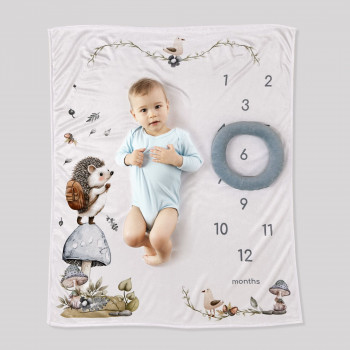 Baby Textil podloga za slikanje beba, Jež 