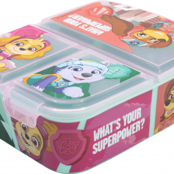 Stor kutija za obrok više pregrada Paw Patrol girl 