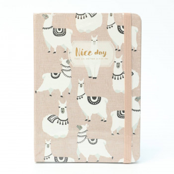 Be Cool notes pink lama A6 