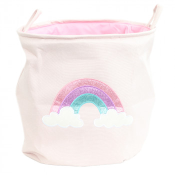 Cute&Cool HOME korpa za odlaganje roze duga 