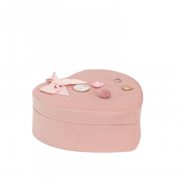 Be Cute ukrasna kutija za nakit roze srce 