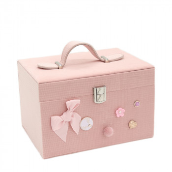 Be Cute ukrasna kofer kutija za nakit roze 