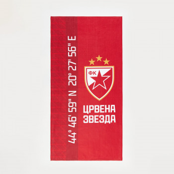 Stefan peškir za plažu 70x140cm, Crvena Zvezda 