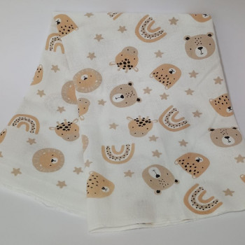 Boris rubljena pelena od flanela, unisex 