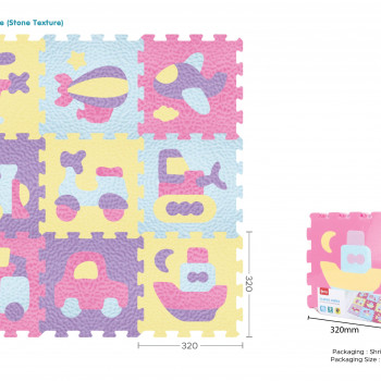 Sunta podne puzzle vozila, 9 kom 