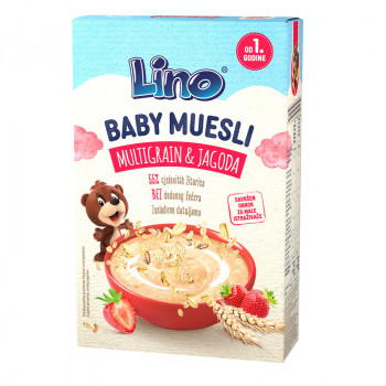 Lino baby musli multigrain & jagoda 150g 